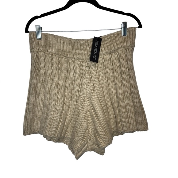Blank NYC Knit Shorts Cream - Picture 3 of 8